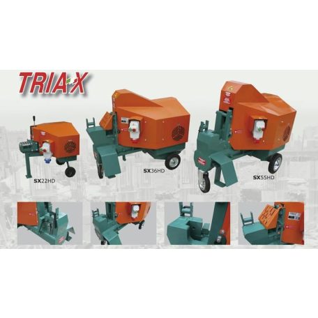 Triax SXHD hidraulikus betonacél-vágó gép