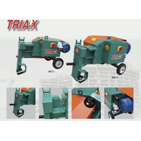 Triax SX betonacél-vágó gép