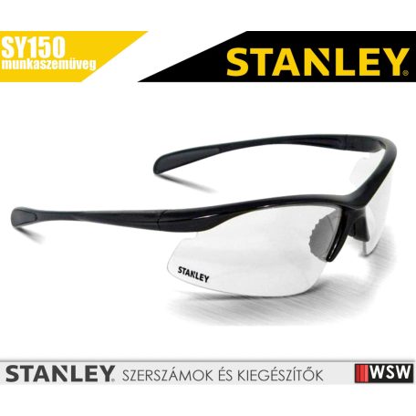 Stanley BASE hajlított szárú munkavédelmi szemüveg - egyéni védőeszköz