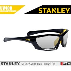   Stanley UV400 SMOKE hajlított szárú munkavédelmi szemüveg - egyéni védőeszköz