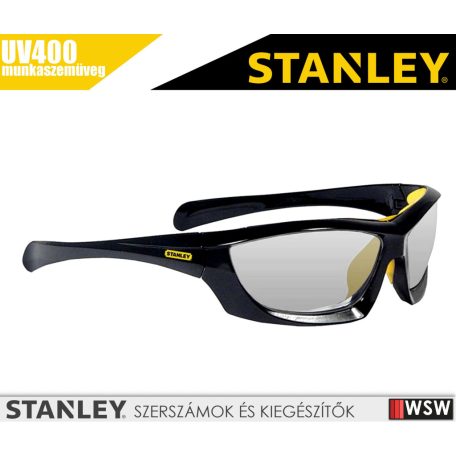 Stanley UV400 SMOKE hajlított szárú munkavédelmi szemüveg - egyéni védőeszköz
