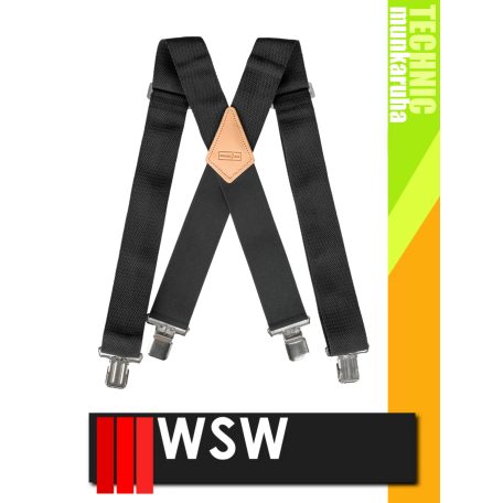 WSW ELK BLACK elasztikus hozentroger nadrágtartó - munkaeszköz kiegészítő