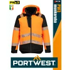 Portwest PW3 ORANGE 3in1 prémium technikai jólláthatósági télikabát - munkaruha