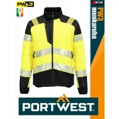 Portwest PW3 ORANGE prémium technikai jólláthatósági baffle kabát - munkaruha