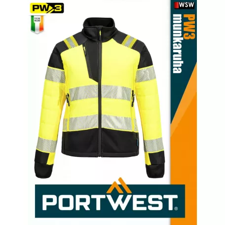 Portwest PW3 ORANGE 3in1 prémium technikai jólláthatósági télikabát - munkaruha
