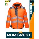 Portwest PW3 ORANGEGREY jólláthatósági vízálló munkakabát - munkaruha