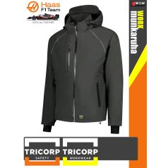   Tricorp WORK DARKGREY kopásálló technikai shell kabát - munkaruha
