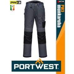 Portwest PW3 BLACKGREY derekas munkanadrág - munkaruha