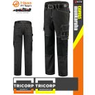 Tricorp WORK DARKGREY kopásálló technikai 300g/m2 munkanadrág - munkaruha