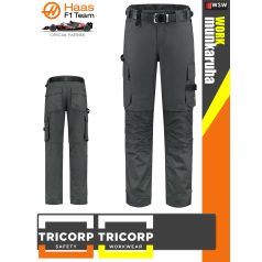   Tricorp WORK DARKGREY stretch kopásálló technikai 280g/m2 munkanadrág - munkaruha