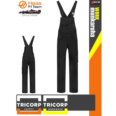 Tricorp WORK BLACK kopásálló technikai 245g/m2 munkanadrág - munkaruha