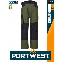   Portwest WX3 OLIVE prémium derekas munkanadrág ajándék térdbetéttel - munkaruha