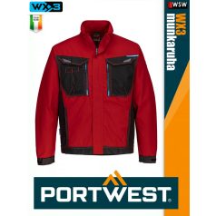Portwest WX3 RED prémium munkakabát - munkaruha