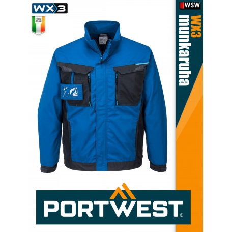 Portwest WX3 STEELBLUE prémium munkakabát - munkaruha