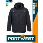 Portwest WX3 BLACK prémium bélelt munkakabát - munkaruha