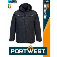 Portwest WX3 BLACK prémium bélelt munkakabát - munkaruha