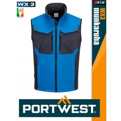   Portwest WX3 STEELBLUE prémium softshell mellény - munkaruha