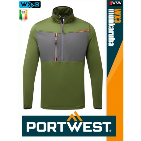 Portwest WX3 OLIVE prémium technikai felső - munkaruha