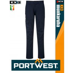 Portwest KX3 BLUE prémium slimfit deréknadrág - munkaruha