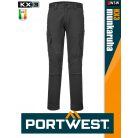 Portwest KX3 GREY prémium slimfit deréknadrág - munkaruha