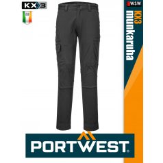 Portwest KX3 GREY prémium slimfit deréknadrág - munkaruha