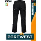 Portwest KX3 BLACK prémium ripstop slimfit deréknadrág - munkaruha