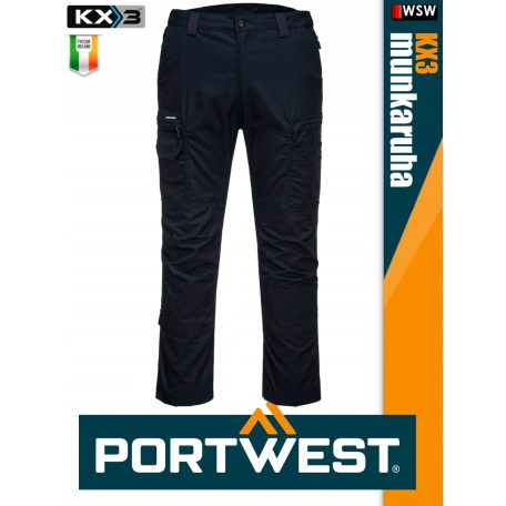 Portwest KX3 NAVY prémium ripstop deréknadrág - munkaruha