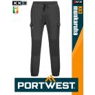 Portwest KX3 GREY prémium flexi deréknadrág - munkaruha