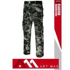   Artmas CLASSIC CAMO technikai kevertszálas kopásálló munkanadrág - munkaruha