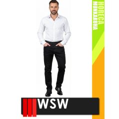   WSW HORECA BLACK TENUTO technikai férfi pamutgazdag farmer felszolgáló nadrág - munkaruha