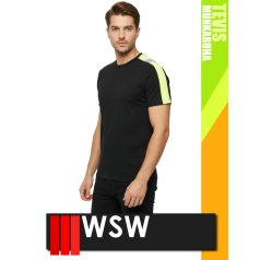   WSW BLACKHVY TEVIS technikai pamutgazdag láthatósági póló - munkaruha