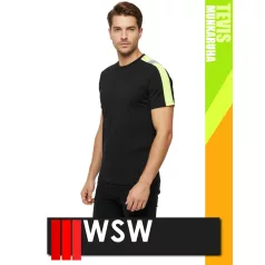   WSW BLACKHVY TEVIS technikai pamutgazdag láthatósági póló - munkaruha