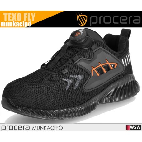 Procera TEXO FLY ARROWS BLACK SB technikai önbefűzős munkacipő - munkabakancs
