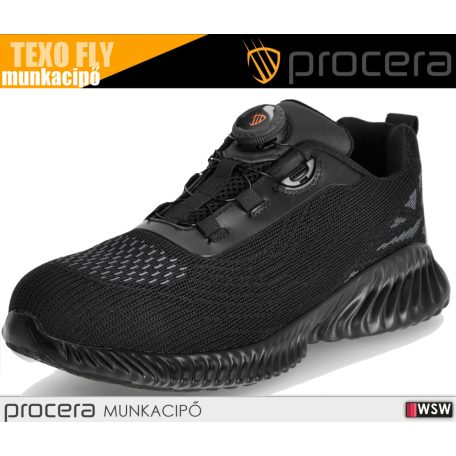 Procera TEXO FLY LINES BLACK SB technikai önbefűzős munkacipő - munkabakancs