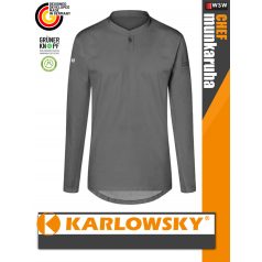   Karlowsky ANTHRACITE PERFORMANCE lélegző anyagú pamutgazdag hosszúujjú női séfing - munkaruha