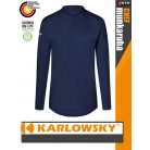 Karlowsky NAVY  PERFORMANCE lélegző anyagú pamutgazdag hosszúujjú női séfing - munkaruha