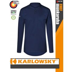   Karlowsky NAVY  PERFORMANCE lélegző anyagú pamutgazdag hosszúujjú női séfing - munkaruha