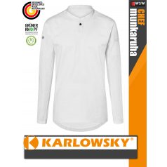   Karlowsky WHITE PERFORMANCE lélegző anyagú pamutgazdag hosszúujjú női séfing - munkaruha