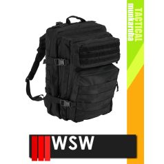   WSW MED TACTICAL BLACK technikai kevertszálas technikai hátizsák  33 liter - munkaruha