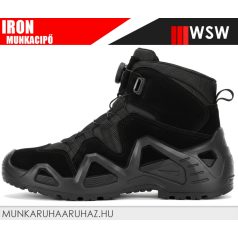   WSW IRONROL BLACK technikai fémmentes önbefűzős munkabakancs - munkacipő