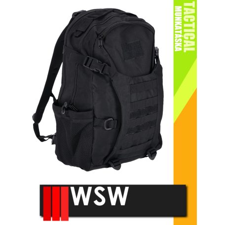 WSW MED TACTICAL BLACK technikai kevertszálas technikai hátizsák  21 liter - munkaruha