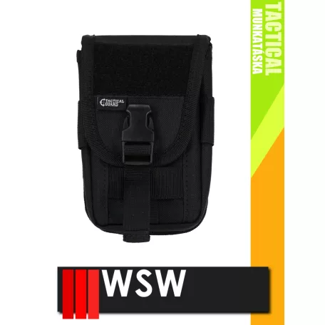 WSW MED TACTICAL BLACK technikai kevertszálas technikai övtáska - munkaruha