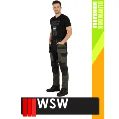   WSW SLIMWORK OLIVA TERRA technikai rugalmas deréknadrág - munkaruha