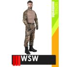 WSW MED TACTICAL GREEN technikai kevertszálas felső és nadrág szett - munkaruha