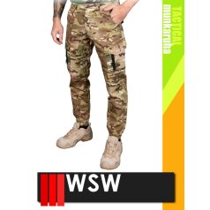   WSW MED TACTICAL GREEN technikai kevertszálas deréknadrág - munkaruha