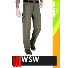   WSW MED TACTICAL GREEN technikai kevertszálas shell deréknadrág - munkaruha
