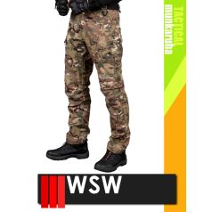   WSW MED TACTICAL GREEN technikai kevertszálas deréknadrág - munkaruha