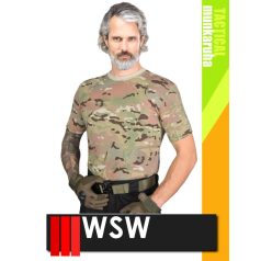   WSW MED TACTICAL GREEN technikai 100% pamut póló - munkaruha