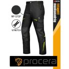 Procera TITANFIT BLACK rip-stop hasadásmentes technikai deréknadrág - munkaruha