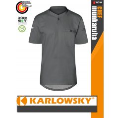   Karlowsky ANTHRACITE PERFORMANCE lélegző anyagú pamutgazdag rövidujjú férfi séfing - munkaruha